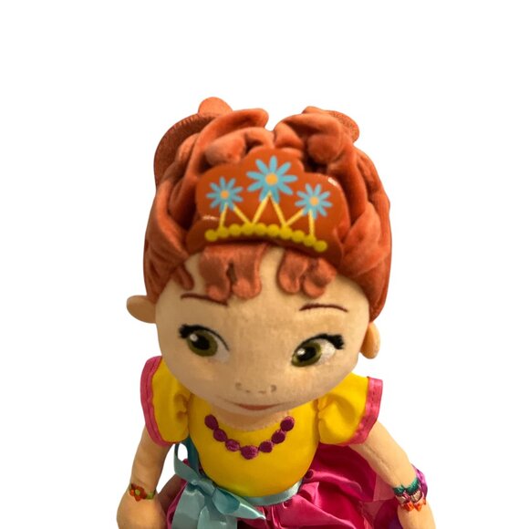 DISNEY JUNIOR Plush Doll Fancy Nancy Embroidered Facial Features 14" - Picture 3 of 5